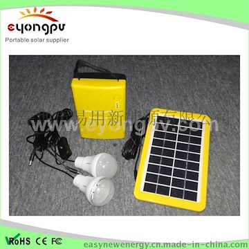 供应3W太阳能发电系统 小型家用照明太阳能灯具 便携式太阳能发电系统 太阳能照明系统